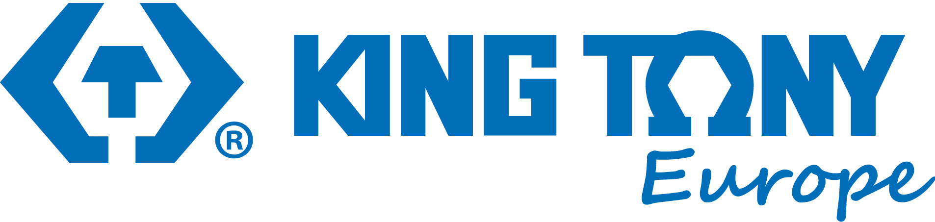 Logo King Tony Europa di colore blu